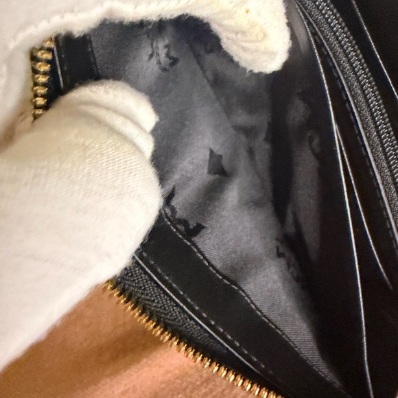 MCM Cognac Visetos Zip around Wallet - Picture 14 of 16